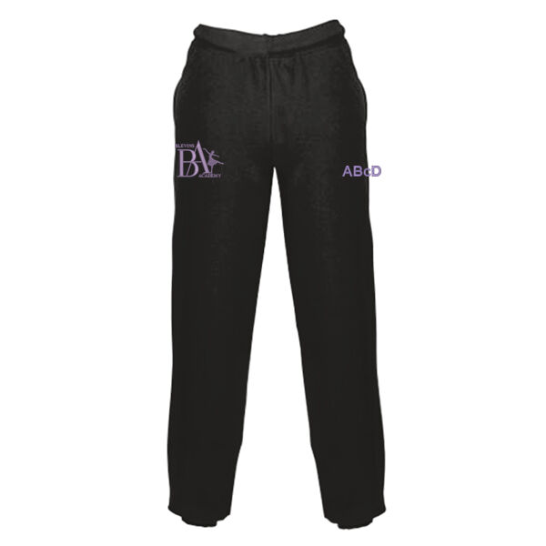 Sweatpants - Jet Black/Lilac (kids sizing) Thumbnail