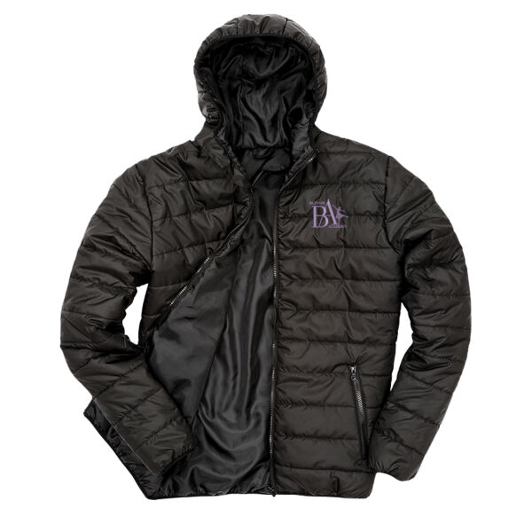 Padded Coat - Black/Black (adult sizing) Thumbnail