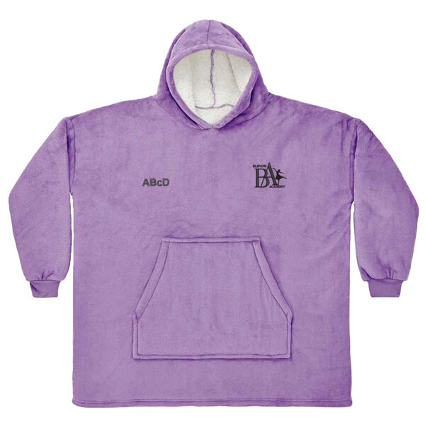 Oversized Hooded Blanket  - Digital Lavender Thumbnail
