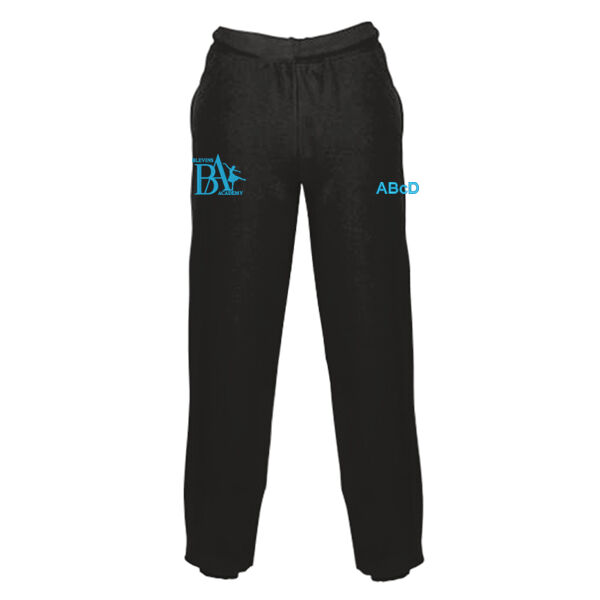 Sweatpants - Jet Black/Hawaiian Blue (kids sizing) Thumbnail